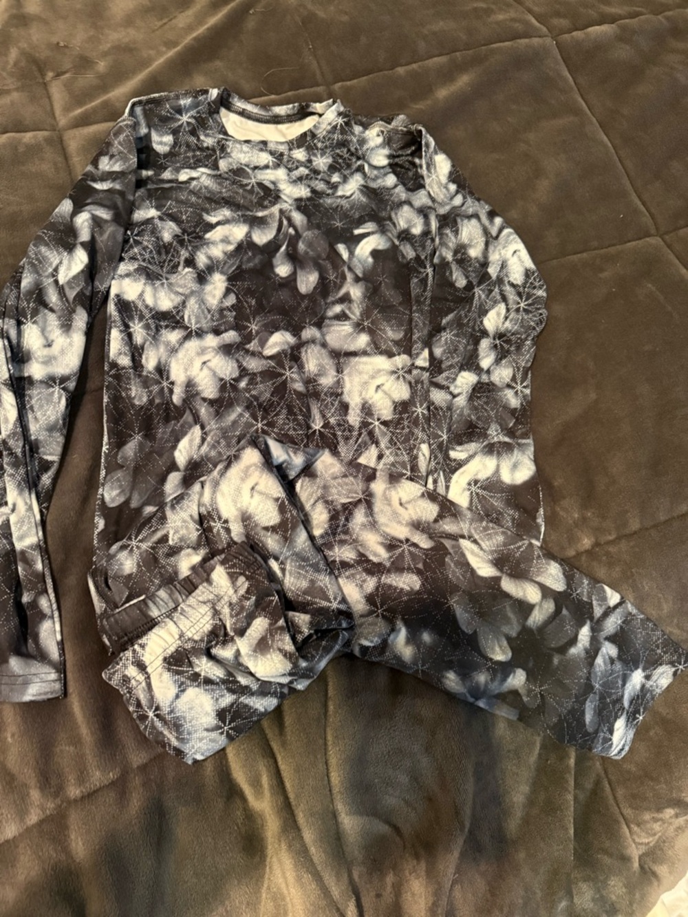 Obermeyer Black and White Patterned Youth Jacket